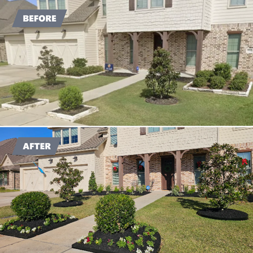 Fall Clean Up for Bruno's Professional Lawn's & Landscape in Beaumont, TX