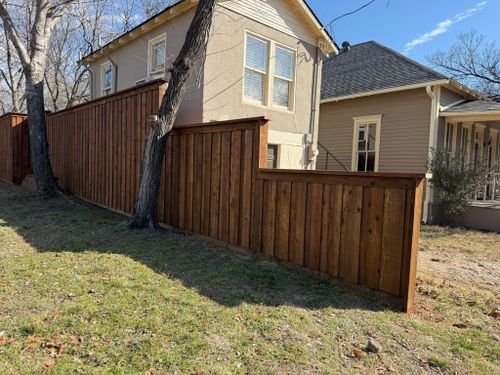 Wood Fencing Installation for B1D Fencing & Outdoors in Fort Worth, TX