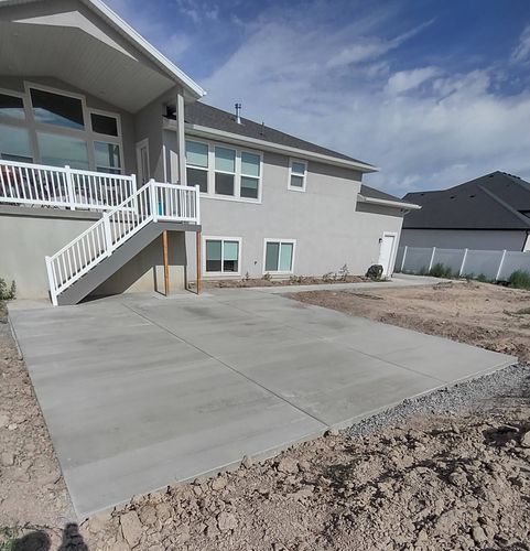 Patio Design & Installation for CTE Concrete in Kaysville, UT