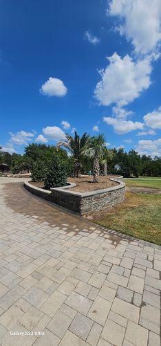 Tree Installation for Martin's Masonry & Landscaping in Leander, TX