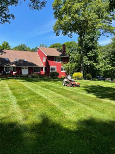 Mowing for CS Property Maintenance in Middlebury, CT