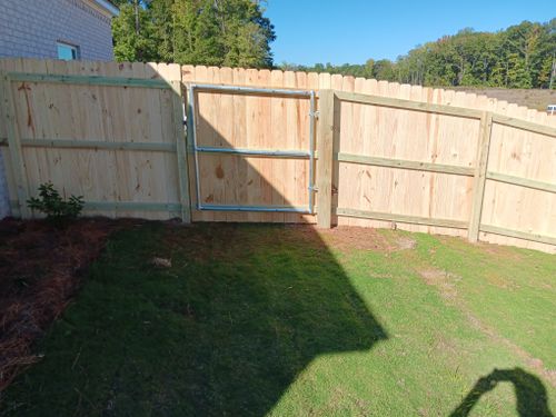 Wood Privacy Fences for Only Fences in Carroll County, GA