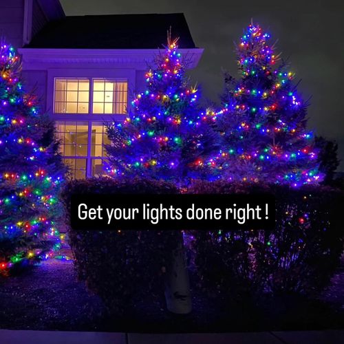 Holiday Lighting for Fence Medic in Arlington Heights, IL