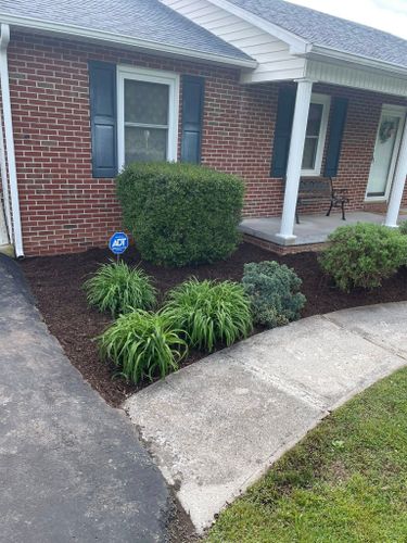 Landscape Design & Install for Simmons Brothers Investments in Pounding Mill, VA