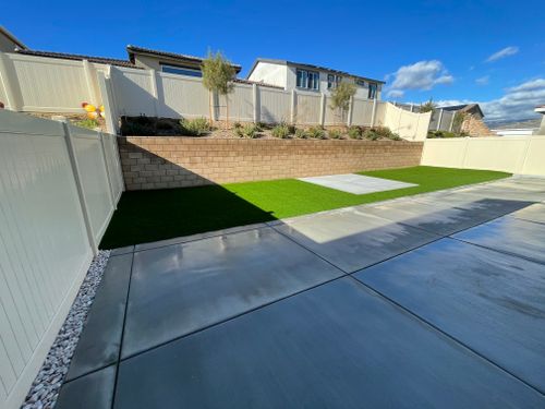 Concrete for Aidan Jade Landscaping in Riverside County, CA