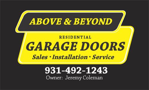  for Above & Beyond Garage Doors in Shelbyville, TN