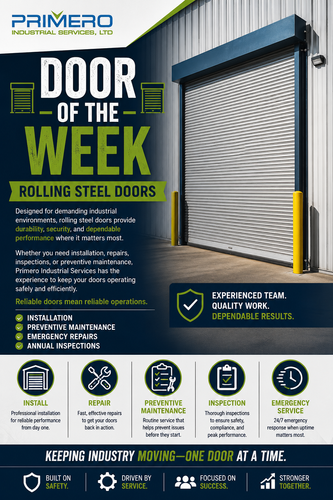 Door Services for Primero Industrial Services, LTD in Webster, TX