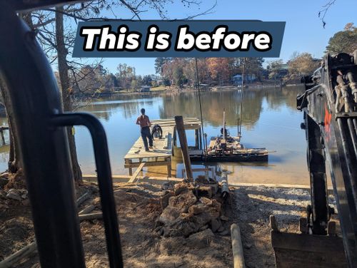 Dock & Boathouse Repair for H&H Pile Drivers and Construction in Centre, AL