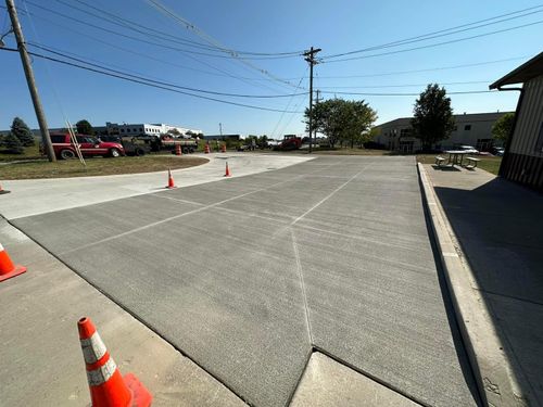 Concrete Slab Construction for Tanenbaum Services & Concrete in Florence, KY