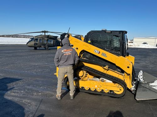 Grading for Schrock’s Land Management in Northern Virginia, Shenandoah Valley, VA