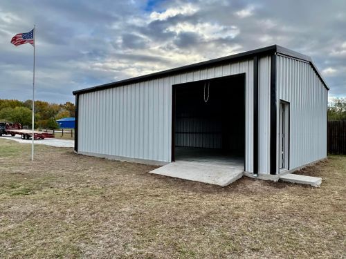 Metal Building Construction for JG Welding & Construction Services in Weatherford, TX