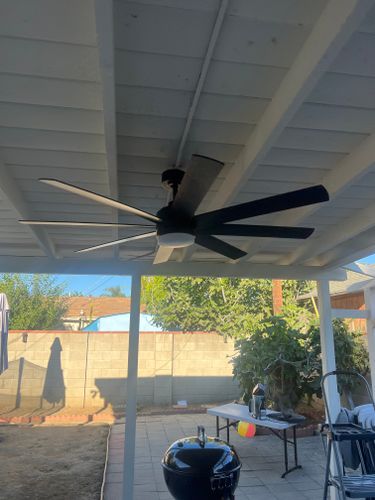 Ceiling Fan Installation for DC Electrical Home Improvements in San Fernando Valley, CA