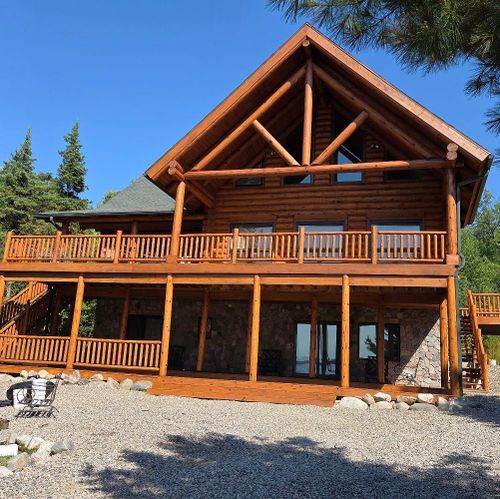 Log Restoration for 218 Painting & Log Restoration LLC in Britt, MN