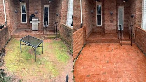 Paver stone patio Cleaning for Oakland Power Washing in Clarksville, TN