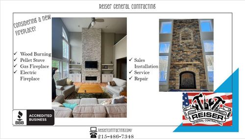 Fireplaces & Chimneys for Reiser General Contracting in Fairless Hills, PA