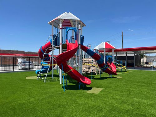 Playground Installations for Texas Freedom Turf Co. in Dallas, TX