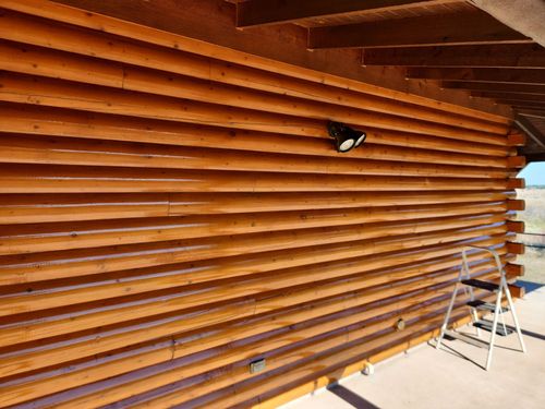 Log Home Finishing for Moss Construction in Longview, TX