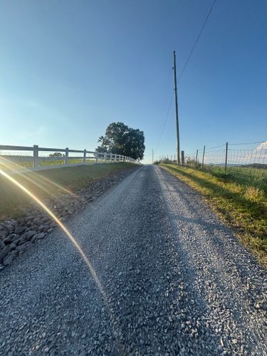 Grading for Schrock’s Land Management in Northern Virginia, Shenandoah Valley, VA