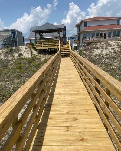 Decks and Wood Structures for A1 Roofing in Supply, NC