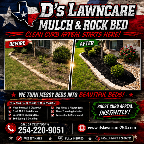  for D’s Lawncare in Killeen, TX