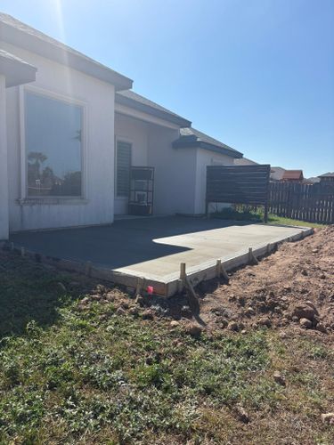 Concrete for Superior Painting and Metal Solutions in McAllen, TX