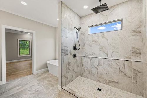 Custom Tile Showers for B4 Construction LLC in Cookeville, TN