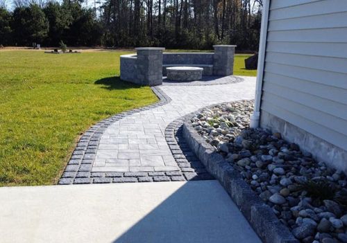 Seating Walls for SoDel Stone Works & Construction LLC in Sussex County, DE