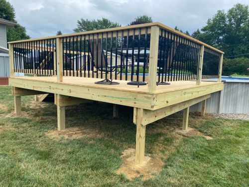 Deck & Patio Installation for Full Circle Design in Louisville, OH