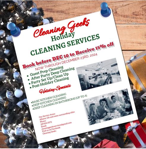  for Cleaning Geeks in Albany, GA