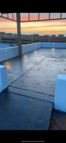 Stamped Concrete Installation for B&M Concrete LLC in Longmont, CO