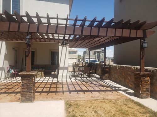 Patio Design & Construction for ADM Landscaping & Irrigation LLC in El Paso,  TX