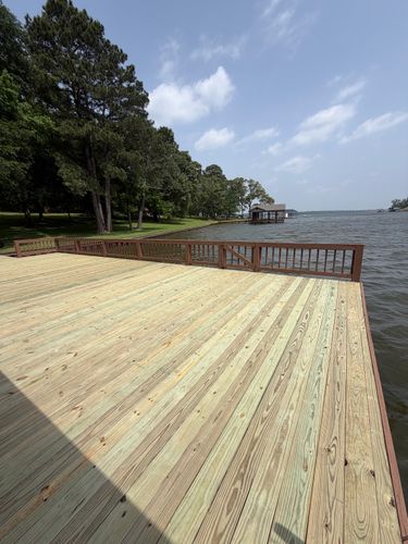 Dock Upgrades and Restoration for Moore Lake Living LLC in Leesburg, TX