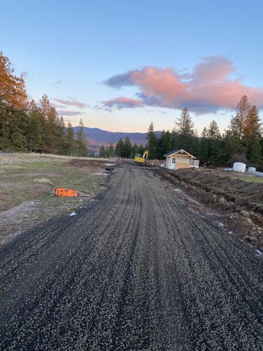 Grading for Arthur Construction in Deer Park, WA