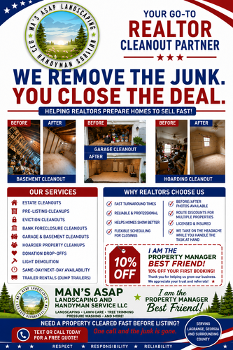  for Man's Asap Landscaping and Handyman Services LLC in Lagrange, GA