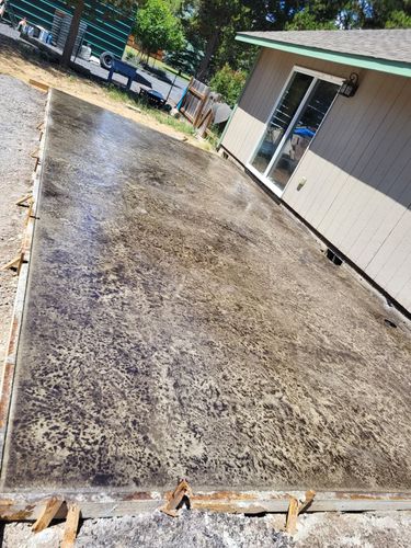 Concrete Slab Construction for TJR Concrete and Construction in Bend, OR