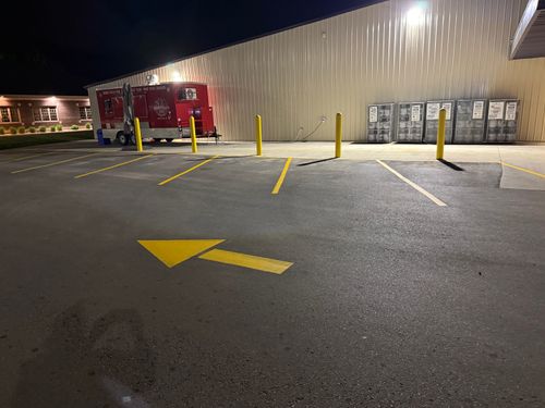 Line Striping for Midwest Line Striping LLC in Spirit Lake, IA