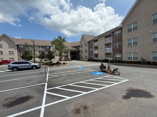 Parking Lot Striping for Straight Line Striping in Little Rock, AR