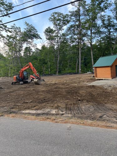 Site Preparation for A&D Excavation & Landscaping in Conway, NH