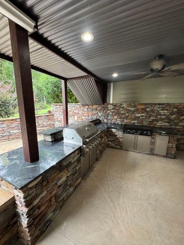 Outdoor Kitchens & Fire Pits for E&T Outdoor Pros in LaGrange, GA