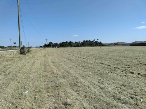 Mowing for Allen Lawn Care in Taylor, Texas