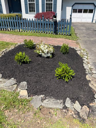 Mulch Installation for Youngstown Lawn & Patio Design in Canfield, OH