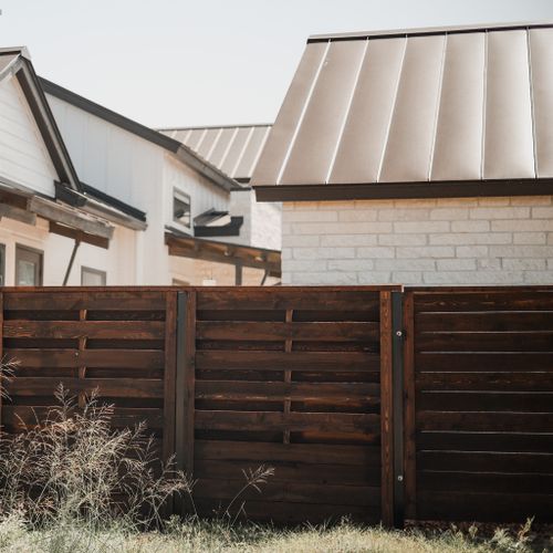 Fence Staining for Ansley Staining and Exterior Works in New Braunfels, TX