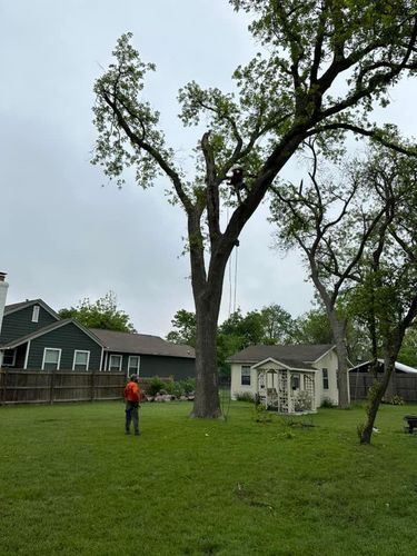 Mowing for Allen Lawn Care in Taylor, Texas