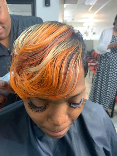 Hair Coloring for Pascy Hair Braiding Salon & Barber Shop in Baltimore, MD