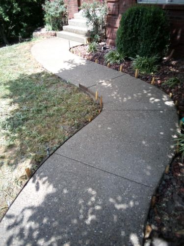 Concrete Work for Frontline Roofing & Home Services in Shelbyville, KY