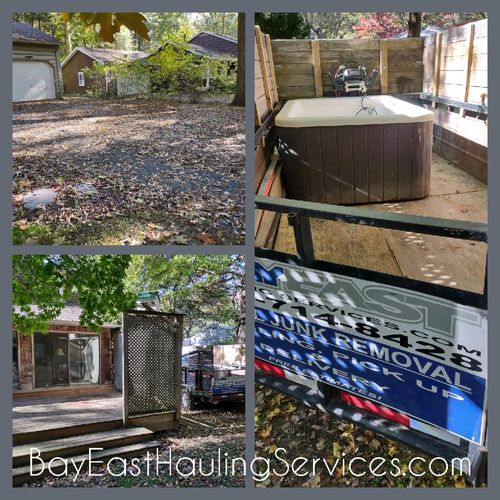 Hot Tub Removal for Bay East Hauling Services & Junk Removal in Grasonville, MD