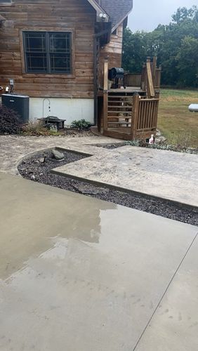 Concrete Driveway Installation for Immaculate Concrete and Construction in Troy, IL