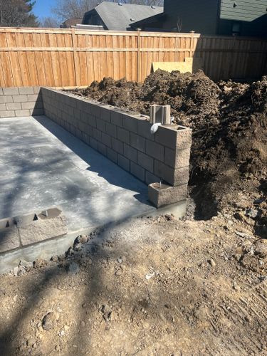 Concrete Slab Construction for CAIR CONCRETE & MASONRY LLC in Baldwin, WI