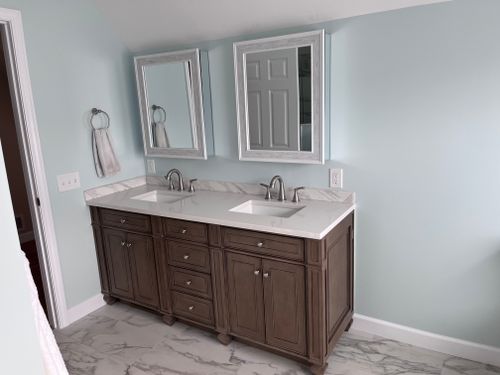 Cabinet Painting for Caruso Painting in West Springfield, MA