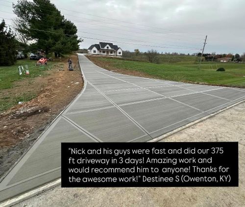 Concrete Patios & Driveways for Tanenbaum Services & Concrete in Florence, KY